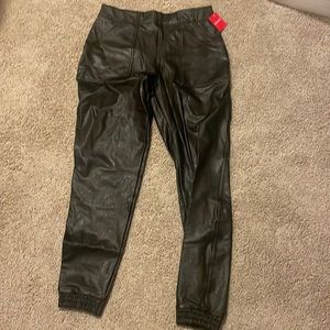 Spanx Faux leather jogger